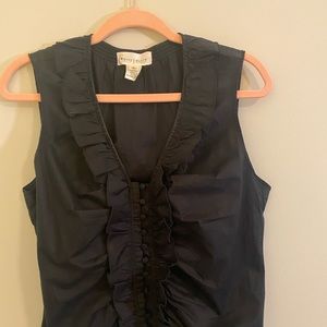 White House Black Market ruffle tank